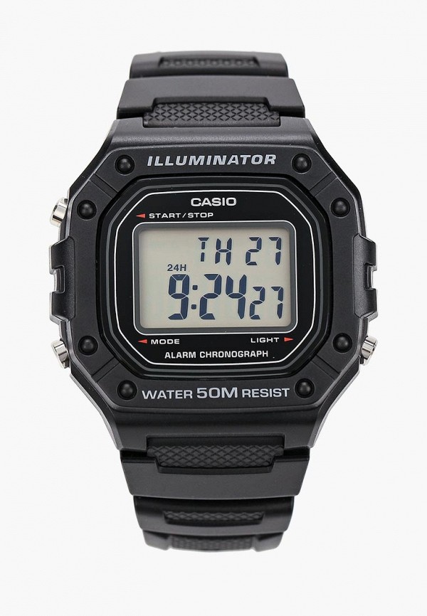 

Часы Casio, Черный, Casio Collection W-218H-1AVEF