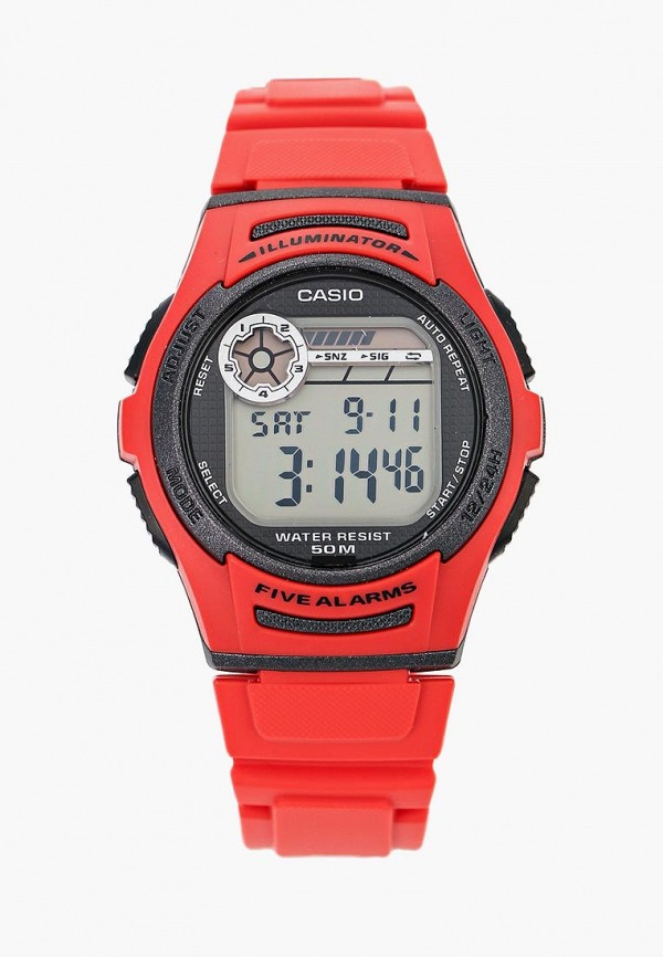 

Часы Casio, Casio Collection W-213-4A, Красный