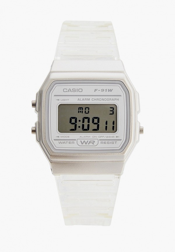 

Часы Casio, Прозрачный, Casio Collection F-91WS-7EF