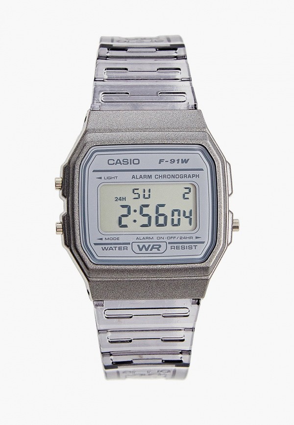 

Часы Casio, Серый, Casio Collection F-91WS-8EF