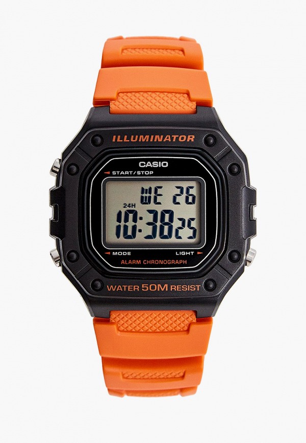 

Часы Casio, Красный, Casio Collection W-218H-4B2