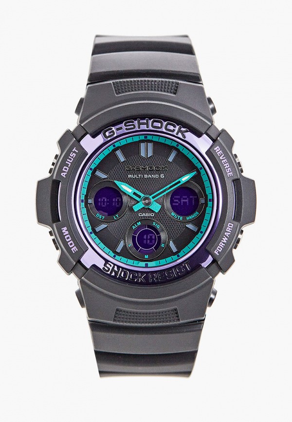 

Часы Casio, Черный, Casio G-SHOCk AWG-M100SBL-1AER