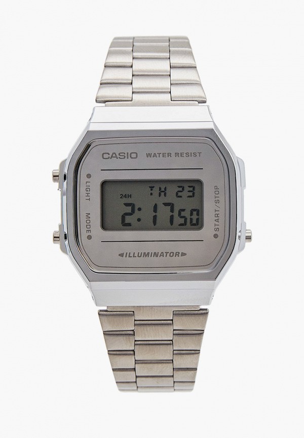 

Часы Casio, Серый, Collection A-168WEM-7E