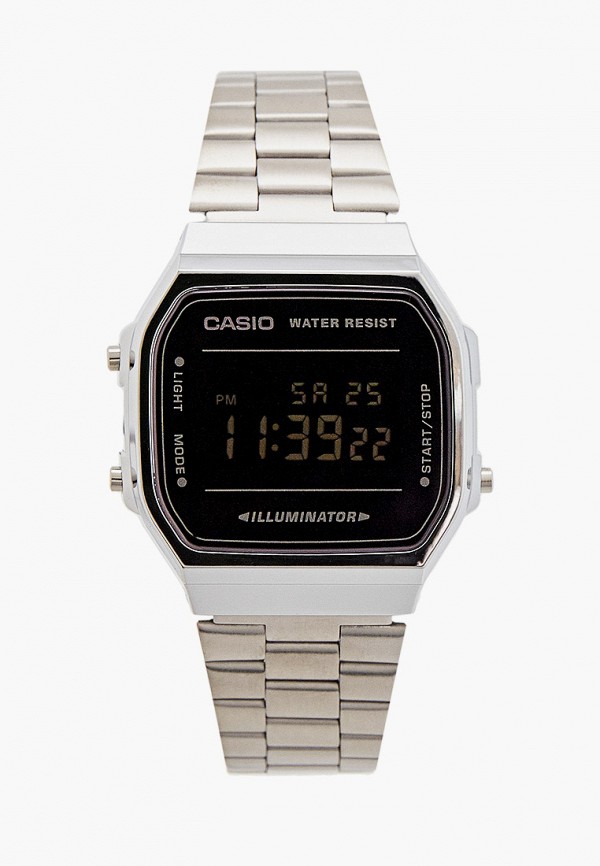

Часы Casio, Серебряный, Casio Collection A-168WEM-1E