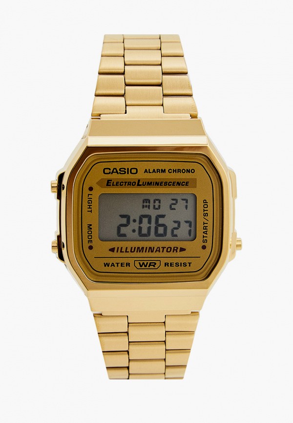 

Часы Casio, Золотой, Casio Collection A-168WG-9