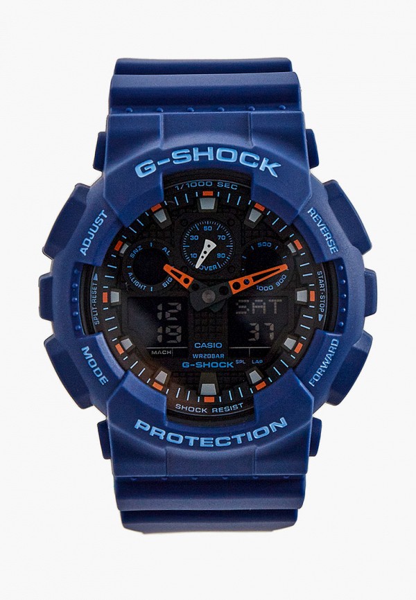 

Часы Casio, Синий, G-SHOCK GA-100L-2A