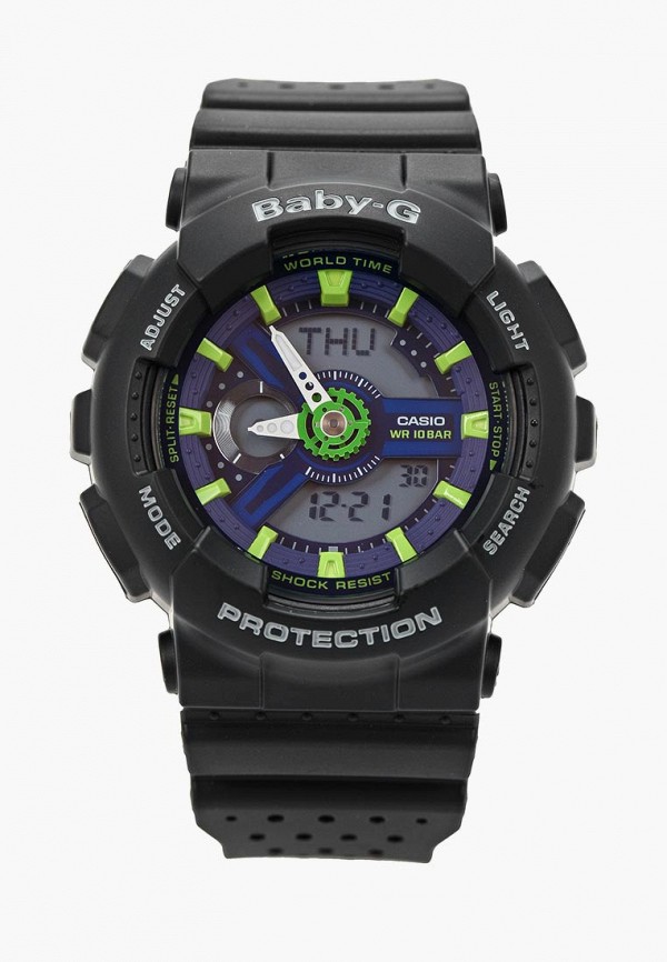 

Часы Casio, Черный, CASIO Baby-G BA-110PP-1A