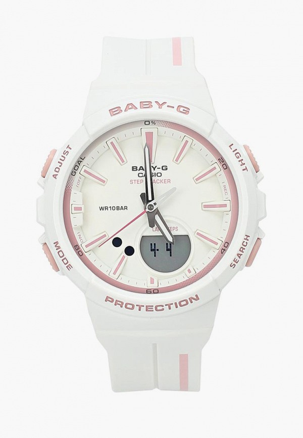 

Часы Casio, Белый, CASIO Baby-G BGS-100RT-7A