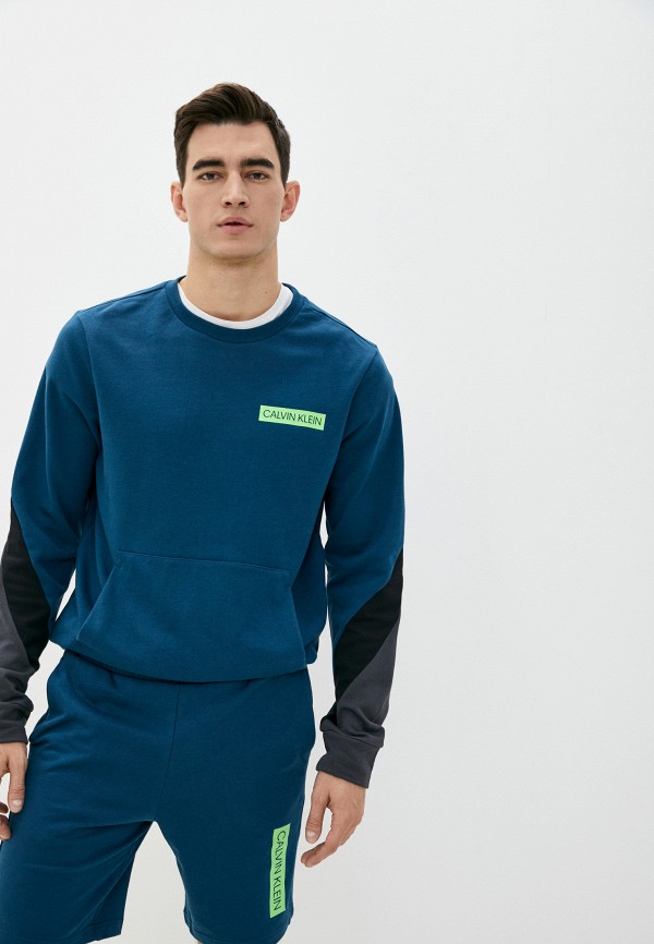 

Свитшот Calvin Klein Performance, Бирюзовый, Calvin Klein Performance CA102EMJIHA4