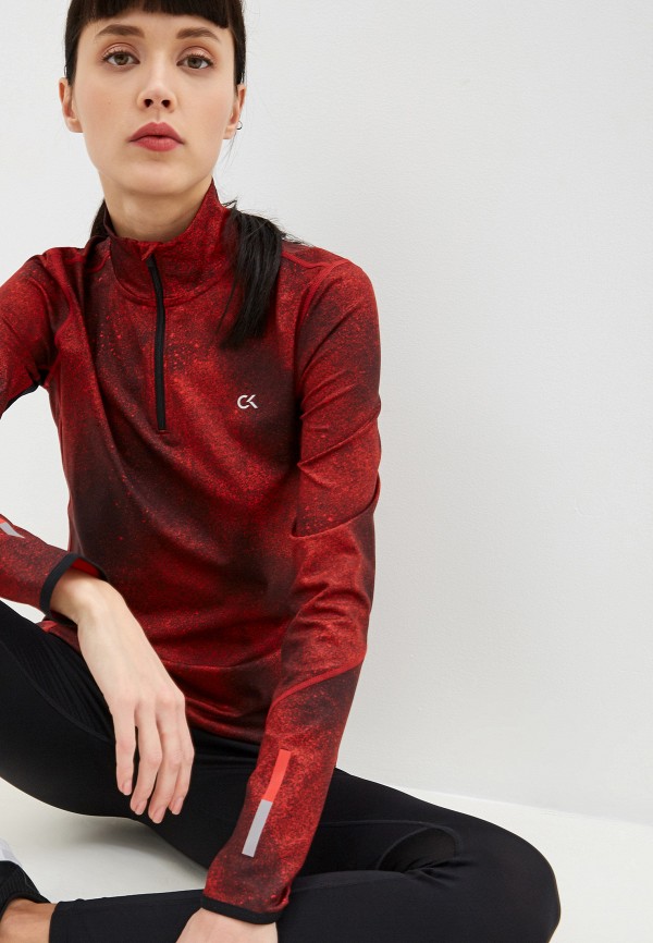 

Лонгслив спортивный Calvin Klein Performance, Бордовый