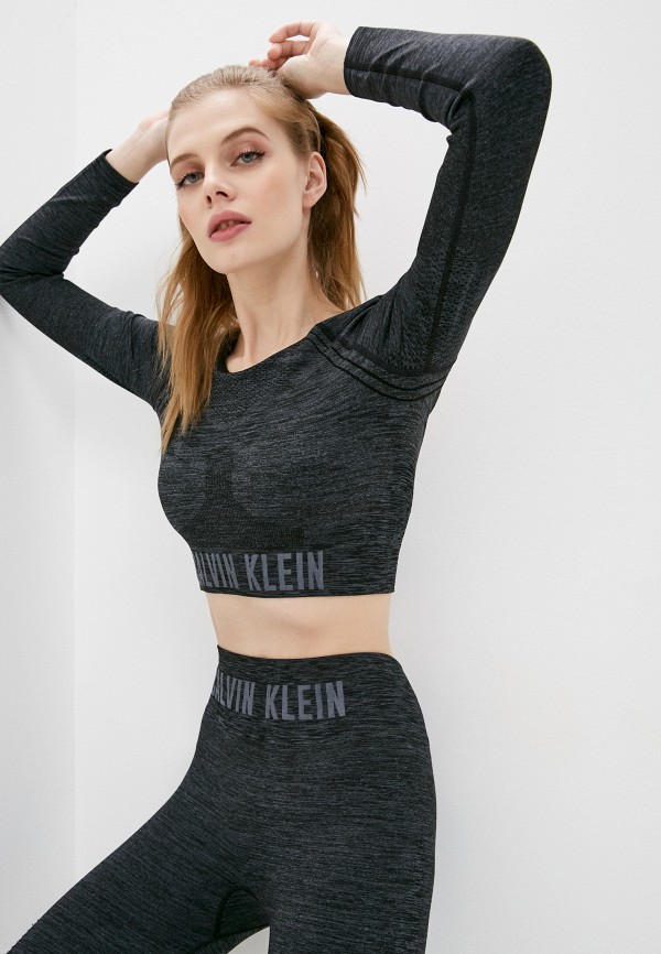 

Лонгслив спортивный Calvin Klein Performance, Серый