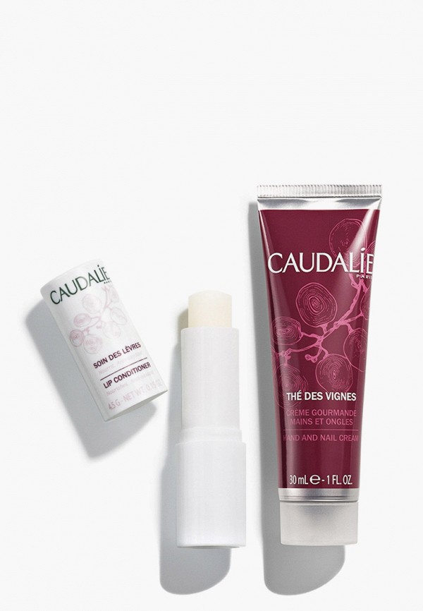 

Набор для ухода за руками Caudalie, Прозрачный, крем для рук и ногтей Thé des Vignes 30 мл. Гигиеническая помада 4,5 гр.