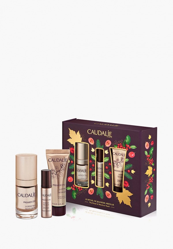 

Набор для ухода за лицом Caudalie, Прозрачный, антивозрастной уход PREMIER CRU, Крем для глаз 15 мл, Сыворотка 10 мл, крем 10 мл.