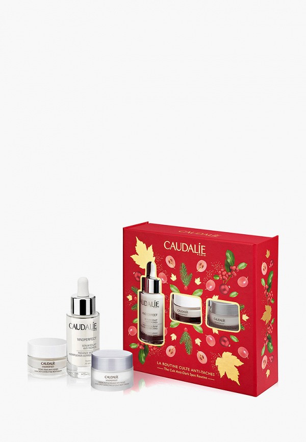 

Набор для ухода за лицом Caudalie, Прозрачный, VINOPERFECT, Сыворотка-Сияние Против Пигментных Пятен 30 мл, Крем-Сияние Против Пигментных Пятен 15 мл и Ночной Крем с гликолевой кислотой 15 мл.