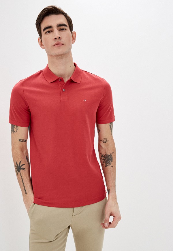

Поло Calvin Klein, Красный