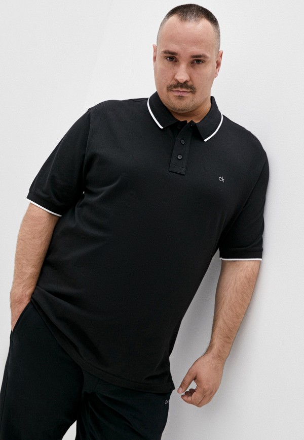 

Поло Calvin Klein, Черный, BIG & TALL