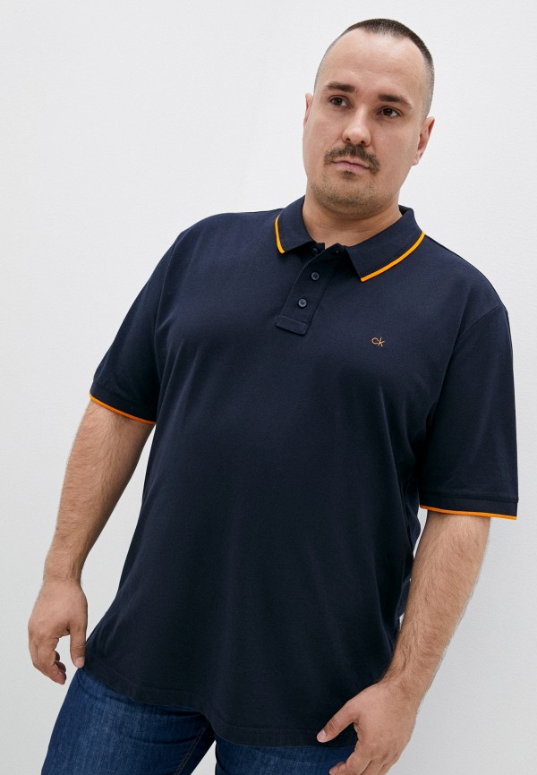 

Поло Calvin Klein, Синий, BIG & TALL