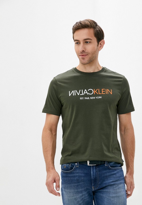 

Футболка Calvin Klein, Хаки