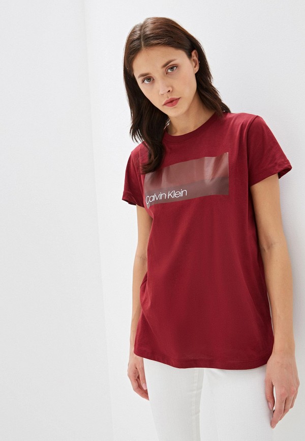 

Футболка Calvin Klein, Бордовый