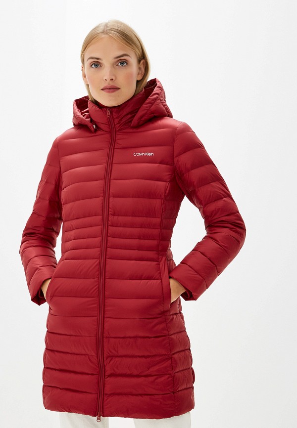 

Пуховик Calvin Klein, Бордовый