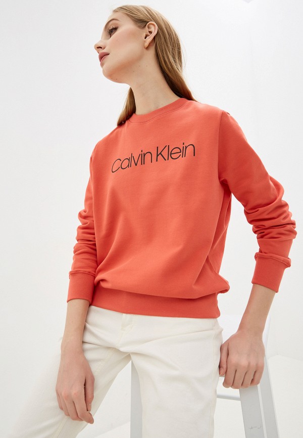 

Свитшот Calvin Klein, Коралловый