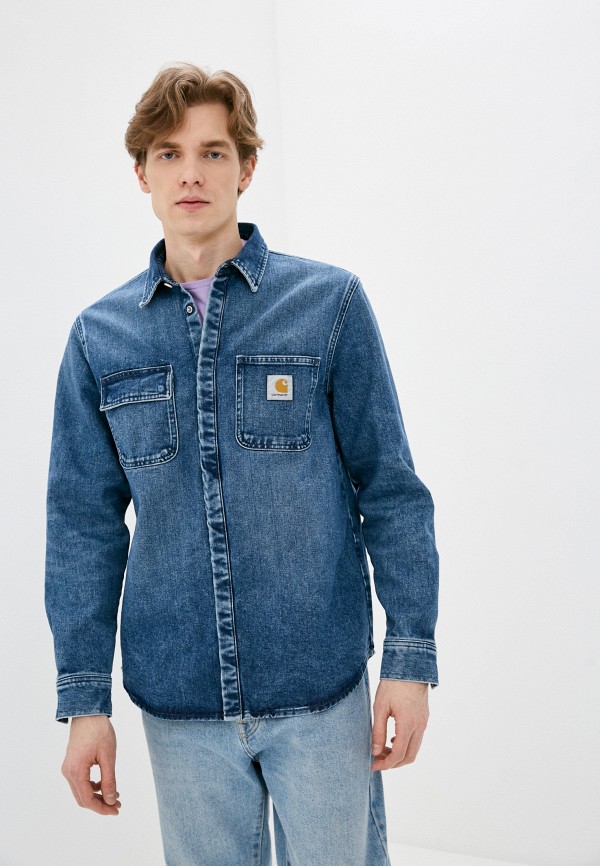 

Рубашка джинсовая Carhartt WIP, Синий