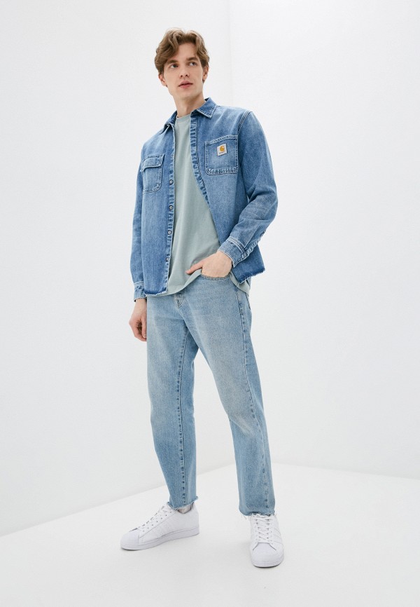 

Рубашка джинсовая Carhartt WIP, Голубой