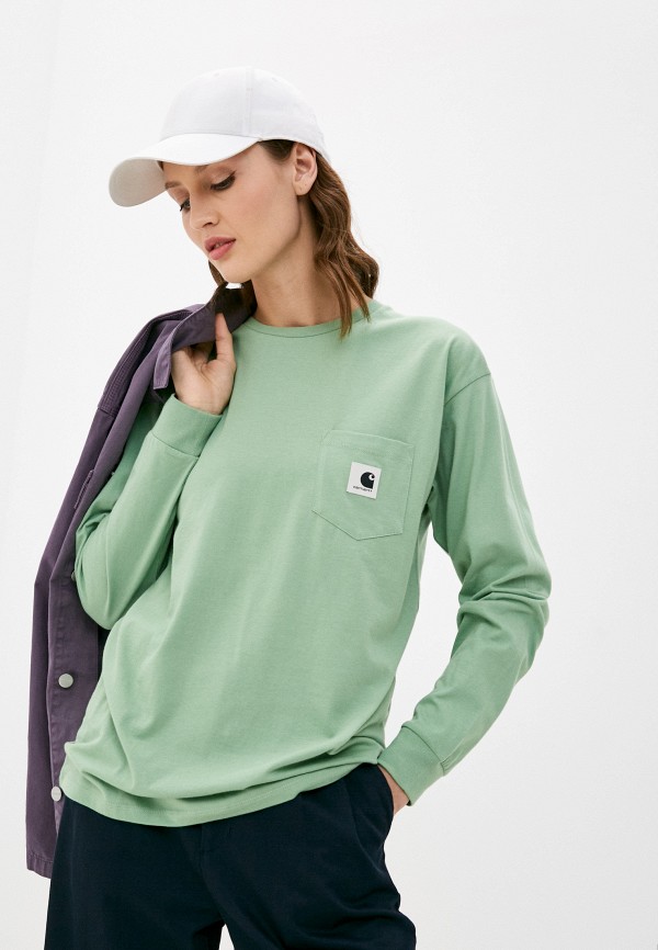 

Лонгслив Carhartt WIP, Зеленый