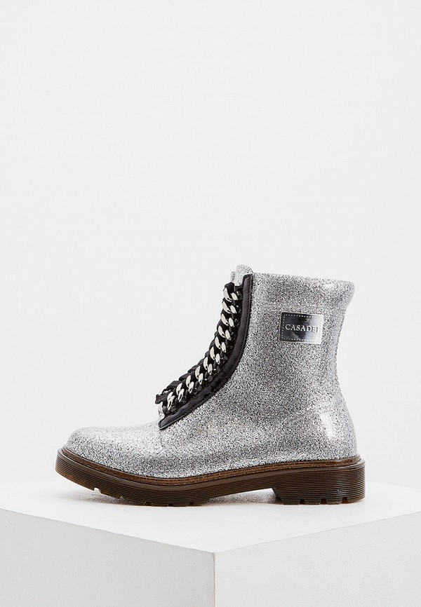 

Резиновые ботинки Casadei, Серебряный