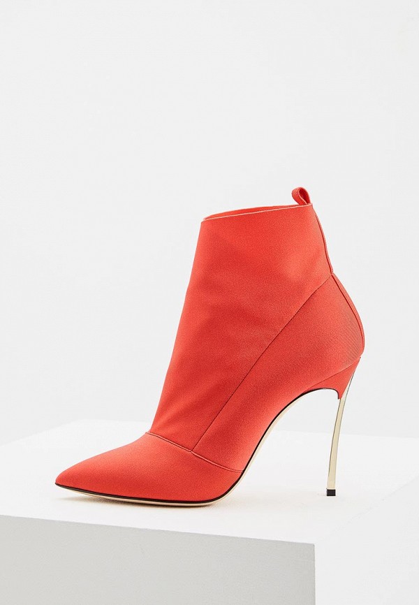 

Ботильоны Casadei, Красный