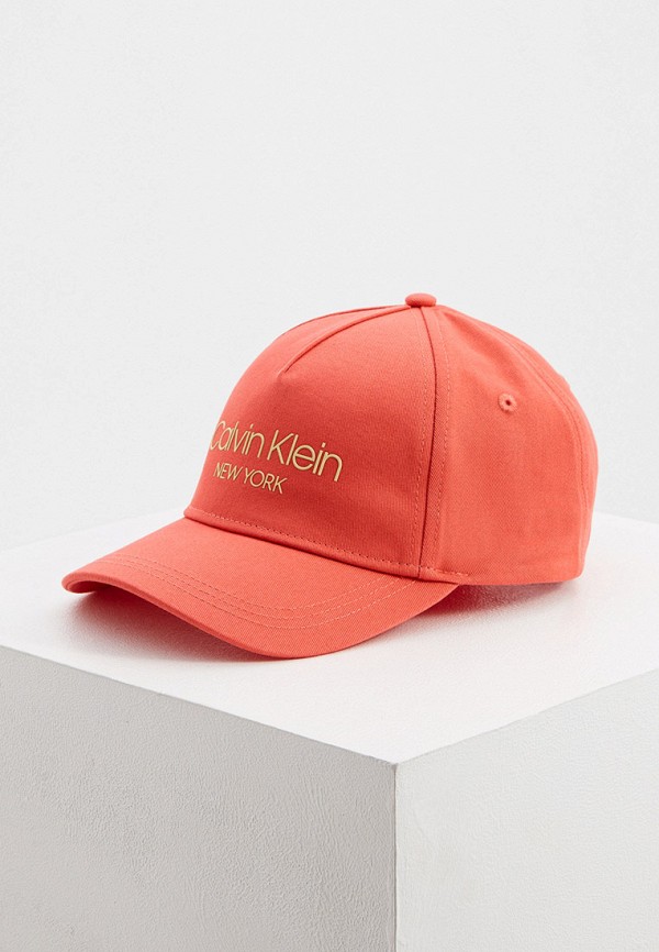 

Бейсболка Calvin Klein Jeans, Коралловый