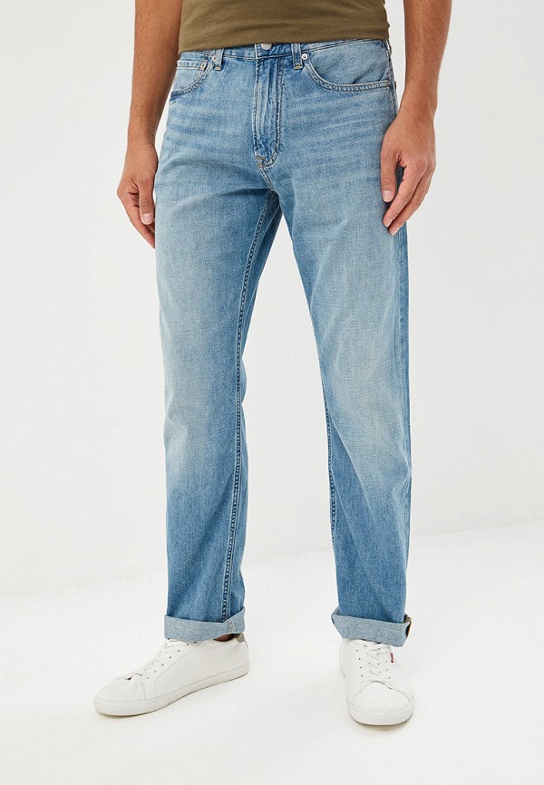 

Джинсы Calvin Klein Jeans, Straight, Голубой