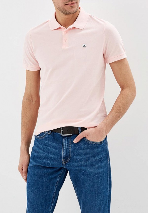 

Поло Calvin Klein Jeans, Розовый