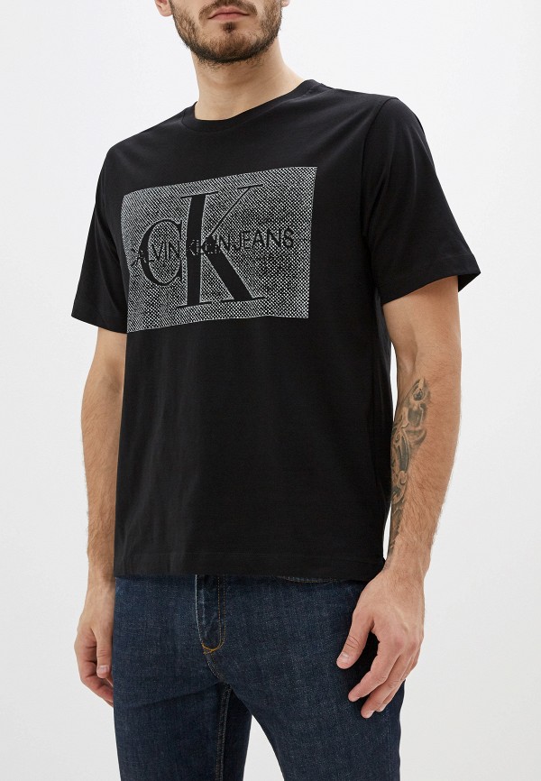 

Футболка Calvin Klein Jeans, Черный, Calvin Klein Jeans CA939EMFQWF6