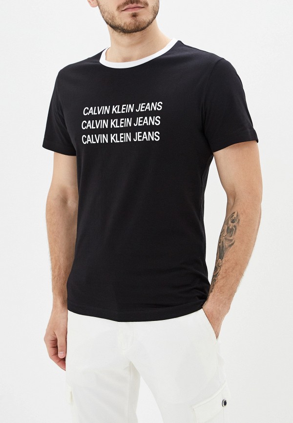 

Футболка Calvin Klein Jeans, Черный, Calvin Klein Jeans CA939EMFQWG1