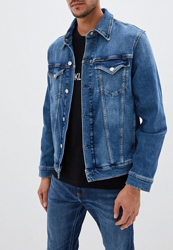 

Куртка джинсовая Calvin Klein Jeans, Синий, Calvin Klein Jeans CA939EMFQWI7