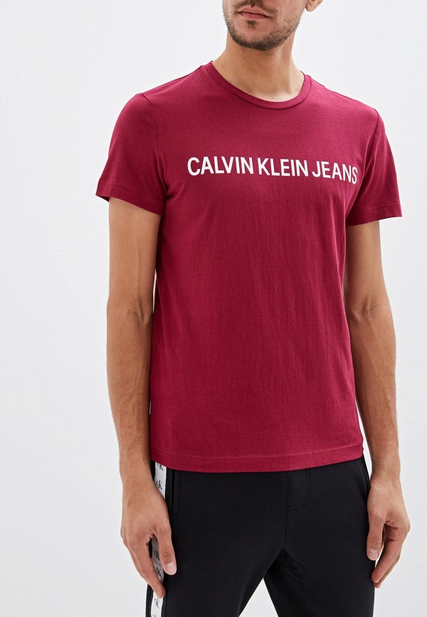 

Футболка Calvin Klein Jeans, Бордовый, Calvin Klein Jeans CA939EMFQWJ6