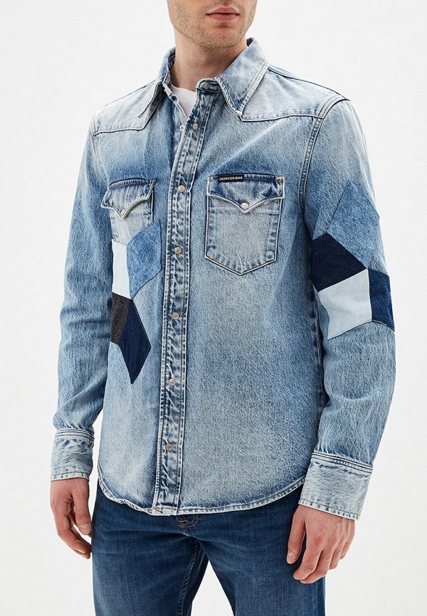 

Рубашка джинсовая Calvin Klein Jeans, Голубой