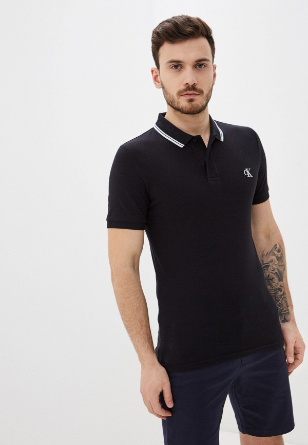 

Поло Calvin Klein Jeans, Черный, Calvin Klein Jeans CA939EMHPZD8