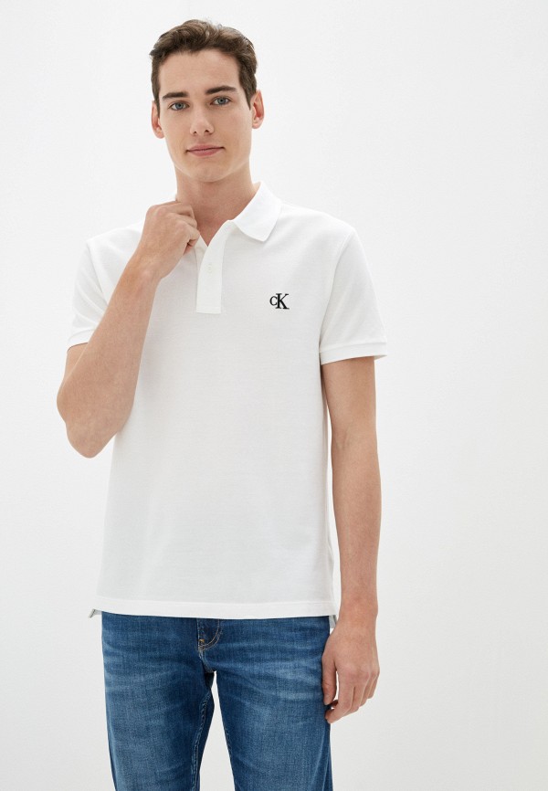 

Поло Calvin Klein Jeans, Белый, Calvin Klein Jeans CA939EMHPZE8