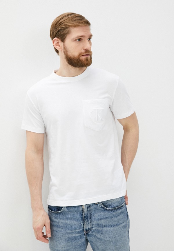 

Футболка Calvin Klein Jeans, Белый, Calvin Klein Jeans CA939EMHPZF5