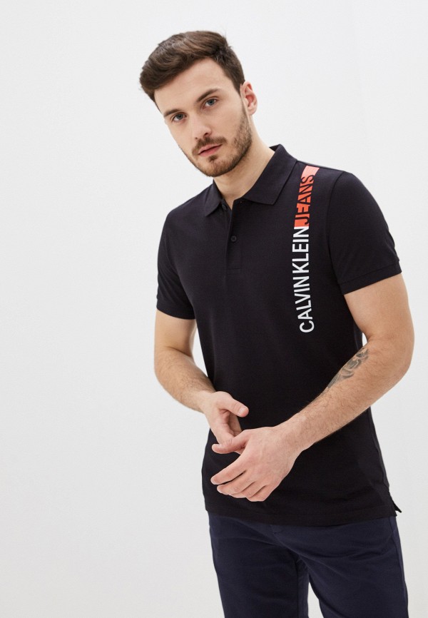 

Поло Calvin Klein Jeans, Черный
