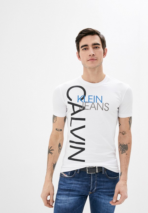 

Футболка Calvin Klein Jeans, Белый, Calvin Klein Jeans CA939EMHPZT7