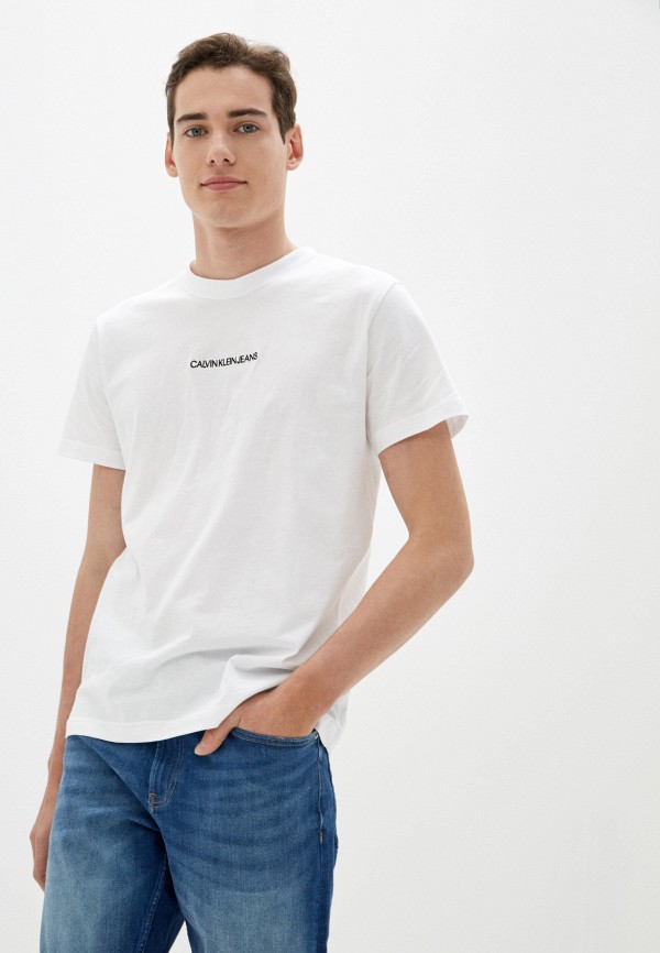 

Футболка Calvin Klein Jeans, Белый, Calvin Klein Jeans CA939EMHPZU7