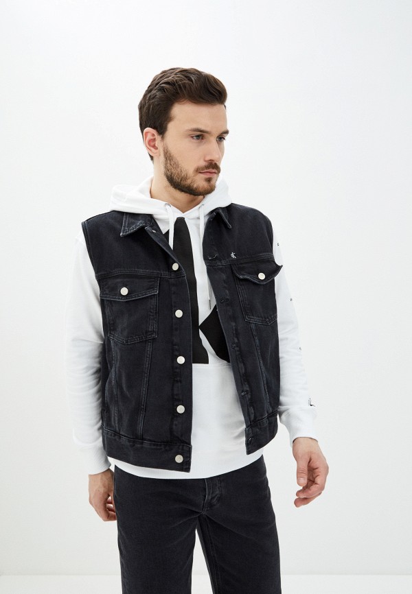 

Жилет джинсовый Calvin Klein Jeans, Черный, Calvin Klein Jeans CA939EMIQQK6