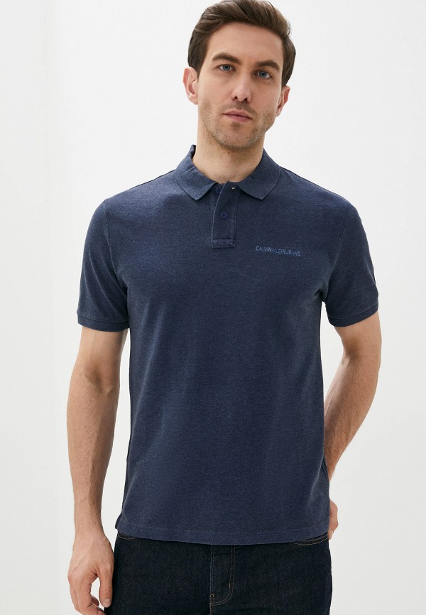 

Поло Calvin Klein Jeans, Синий