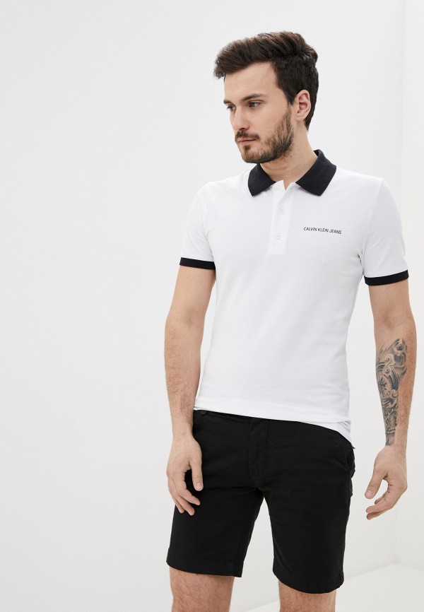 

Поло Calvin Klein Jeans, Белый