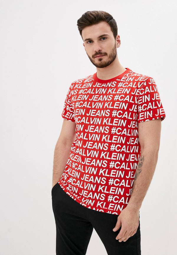 

Футболка Calvin Klein Jeans, Красный, Calvin Klein Jeans CA939EMJSDL7