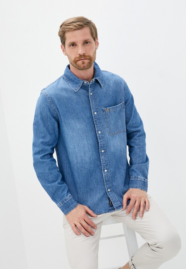 

Рубашка джинсовая Calvin Klein Jeans, Синий, Calvin Klein Jeans CA939EMJTNY7