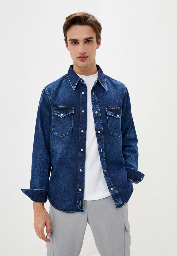 

Рубашка джинсовая Calvin Klein Jeans, Синий